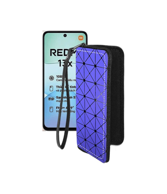 Чохол-гаманець з екошкіри для телефону Xiaomi Redmi 13x