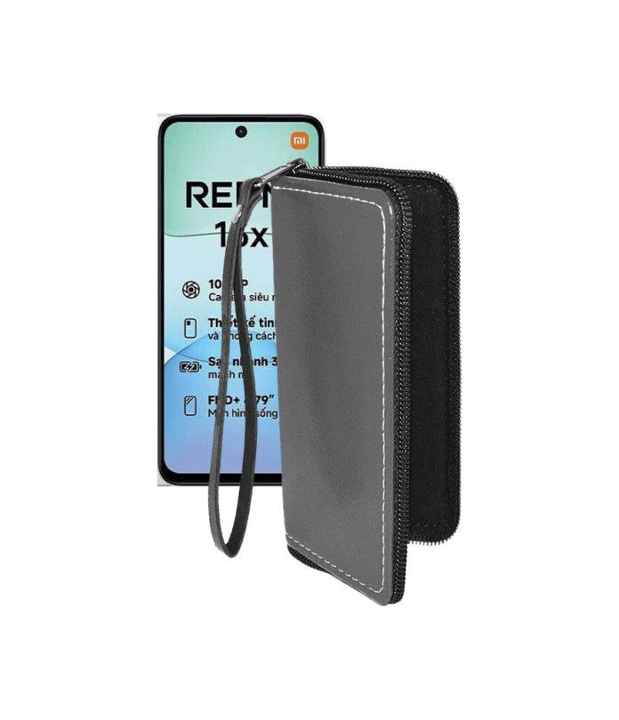 Чохол-гаманець з екошкіри для телефону Xiaomi Redmi 13x