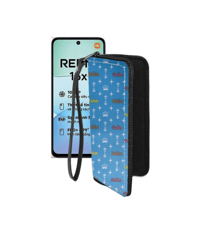 Чохол-гаманець з екошкіри для телефону Xiaomi Redmi 13x