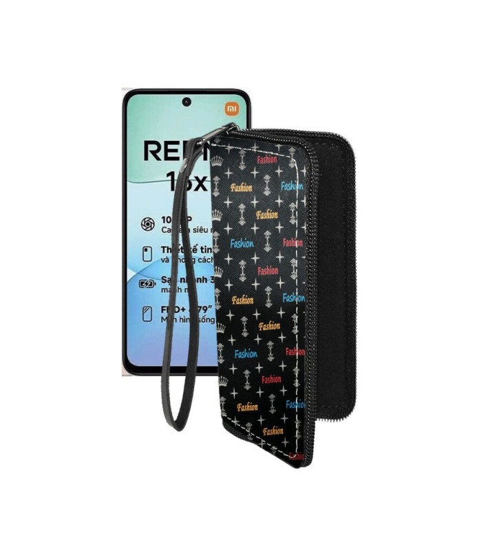 Чохол-гаманець з екошкіри для телефону Xiaomi Redmi 13x