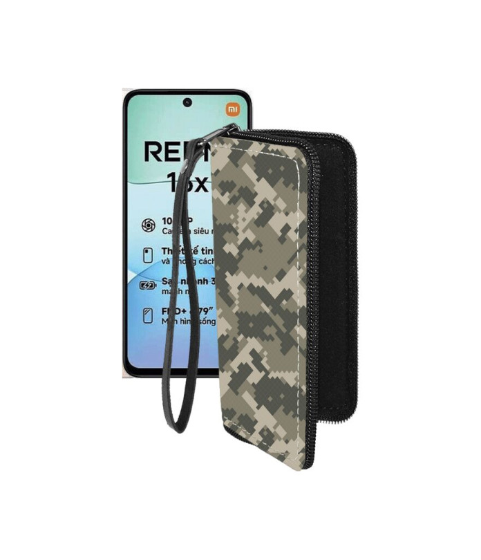 Чохол-гаманець з екошкіри для телефону Xiaomi Redmi 13x