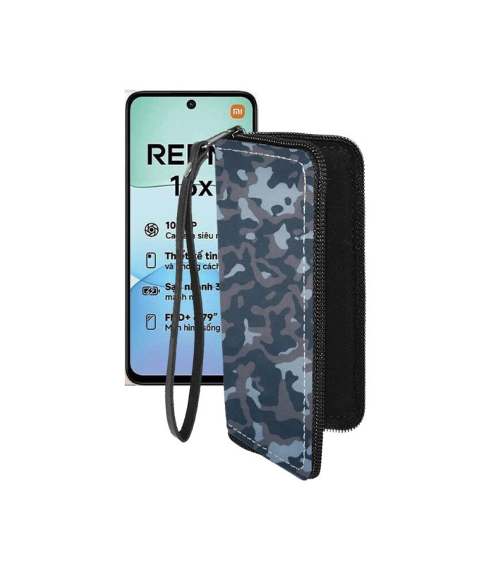 Чохол-гаманець з екошкіри для телефону Xiaomi Redmi 13x