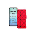 Чохол-книжка з екошкіри для телефону Xiaomi Redmi 13x