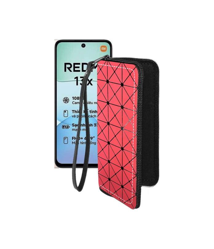 Чохол-гаманець з екошкіри для телефону Xiaomi Redmi 13x