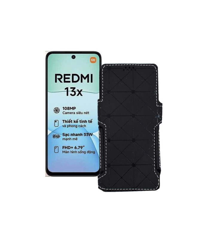 Чохол-книжка з екошкіри для телефону Xiaomi Redmi 13x