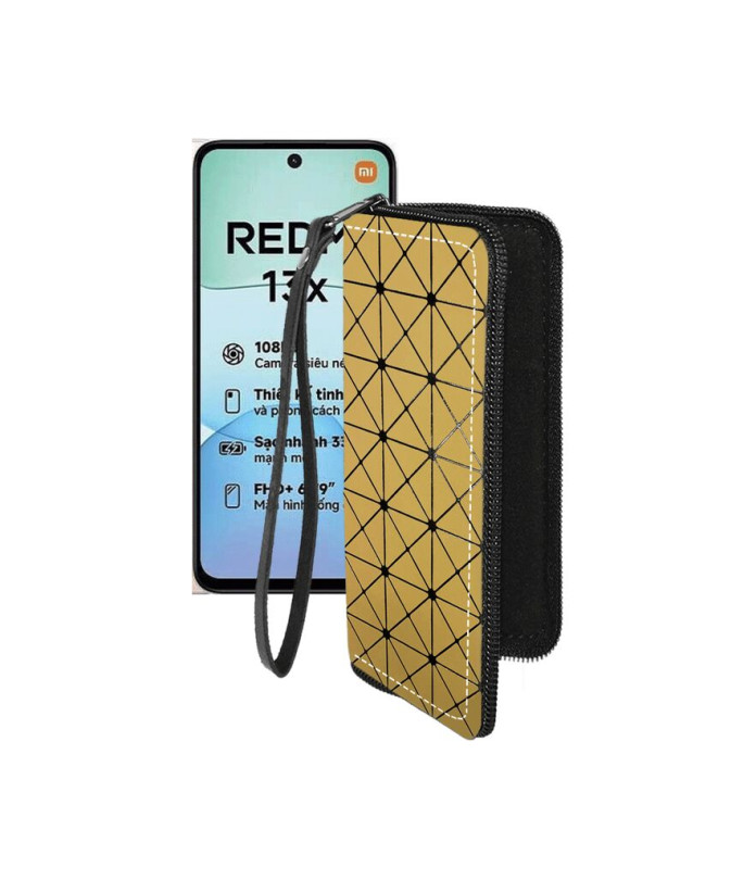 Чохол-гаманець з екошкіри для телефону Xiaomi Redmi 13x