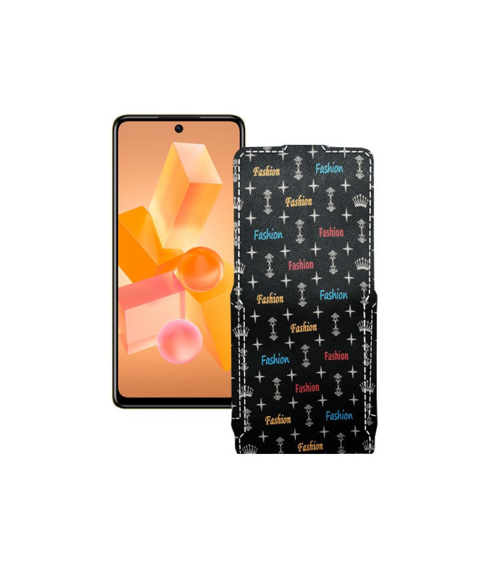 Чохол-флип з екошкіри для телефону Infinix Hot 40 Pro