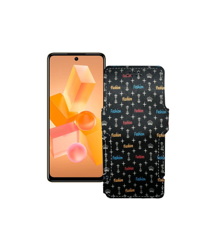 Чохол-книжка з екошкіри для телефону Infinix Hot 40 Pro