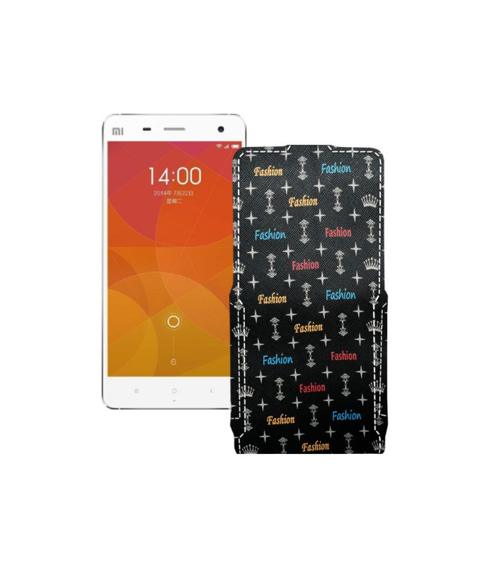 Чохол-флип з екошкіри для телефону Xiaomi Мі4 (Мi4W, Mi4X, Mi4i, Mi4c)