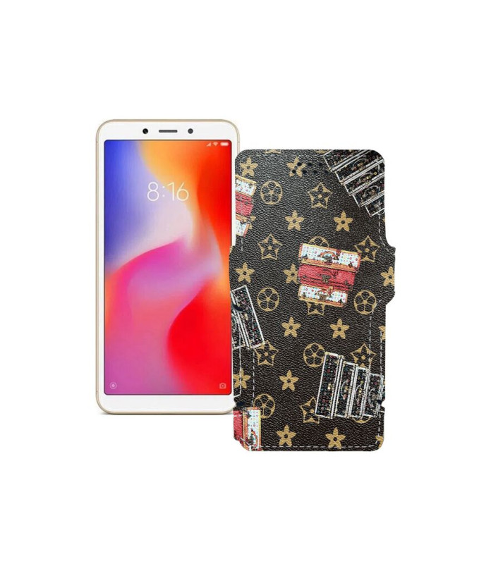 Чохол-книжка з екошкіри для телефону Xiaomi Redmi 6A (2 sim slot)