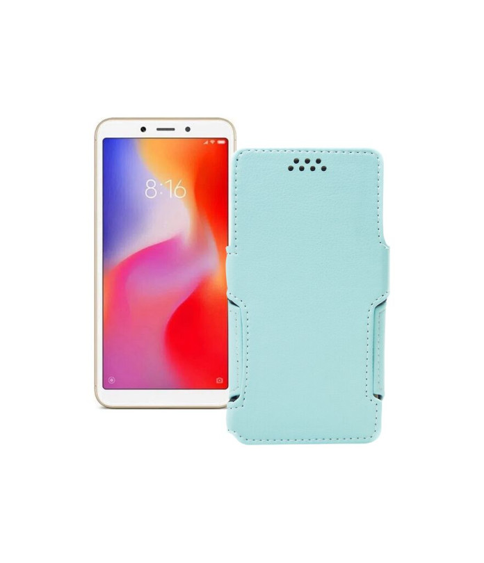 Чохол-книжка з екошкіри для телефону Xiaomi Redmi 6A (2 sim slot)