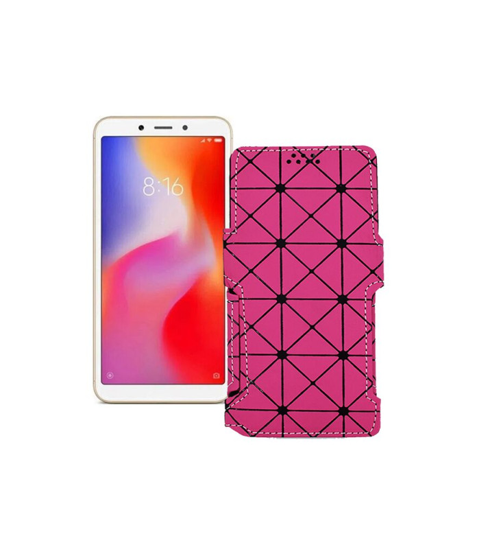 Чохол-книжка з екошкіри для телефону Xiaomi Redmi 6A (2 sim slot)