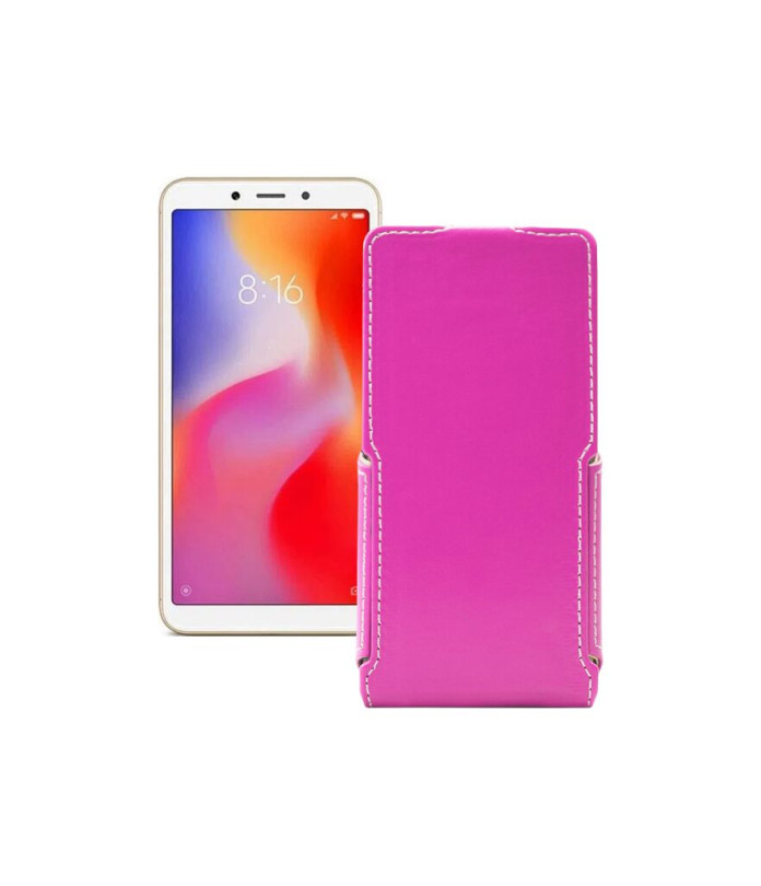 Чохол-флип з екошкіри для телефону Xiaomi Redmi 6A (2 sim slot)