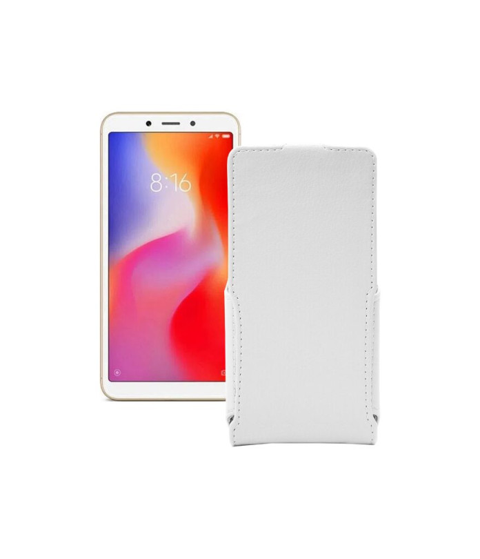 Чохол-флип з екошкіри для телефону Xiaomi Redmi 6A (2 sim slot)