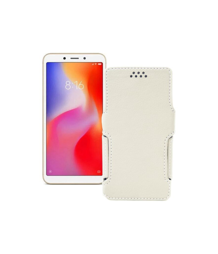 Чохол-книжка з екошкіри для телефону Xiaomi Redmi 6A (2 sim slot)