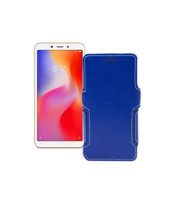 Чохол-книжка з екошкіри для телефону Xiaomi Redmi 6A (2 sim slot)