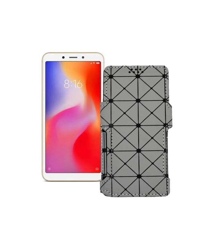 Чохол-книжка з екошкіри для телефону Xiaomi Redmi 6A (2 sim slot)