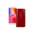 Портмоне з шкіри для телефону Xiaomi Redmi 6A (2 sim slot)