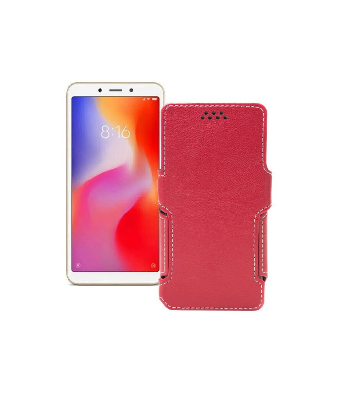 Чохол-книжка з екошкіри для телефону Xiaomi Redmi 6A (2 sim slot)