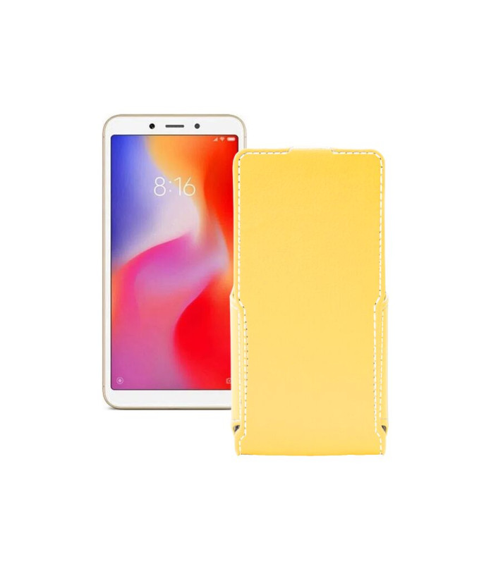 Чохол-флип з екошкіри для телефону Xiaomi Redmi 6A (2 sim slot)