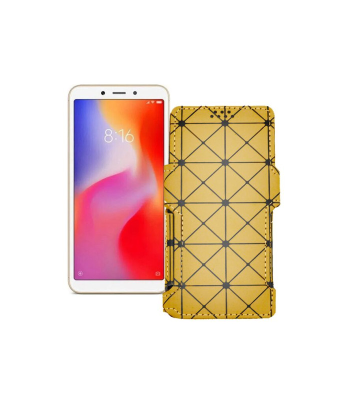 Чохол-книжка з екошкіри для телефону Xiaomi Redmi 6A (2 sim slot)