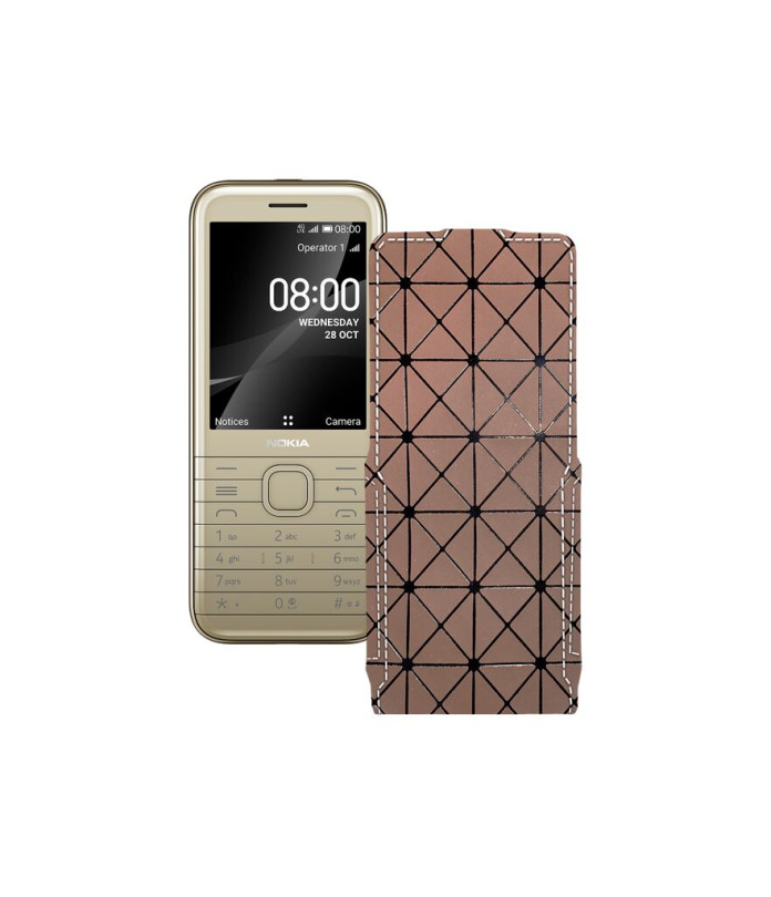 Чохол-флип з екошкіри для телефону Nokia 8800 4G