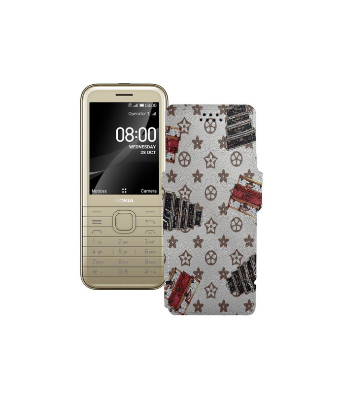 Чохол-книжка з екошкіри для телефону Nokia 8800 4G