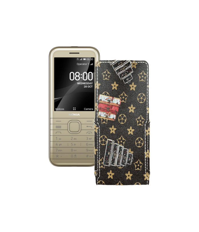 Чохол-флип з екошкіри для телефону Nokia 8800 4G