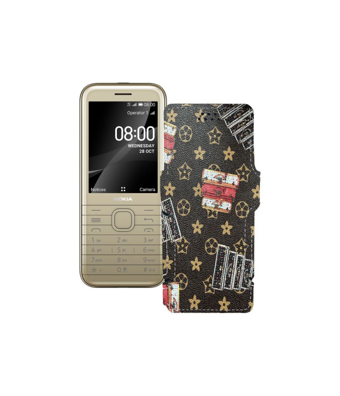 Чохол-книжка з екошкіри для телефону Nokia 8800 4G