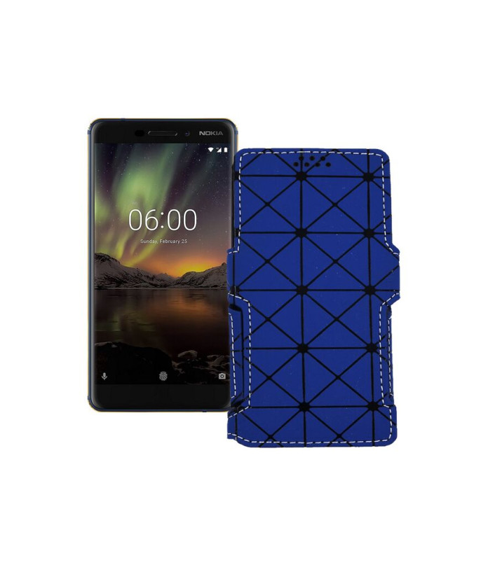 Чохол-книжка з екошкіри для телефону Nokia 6.1