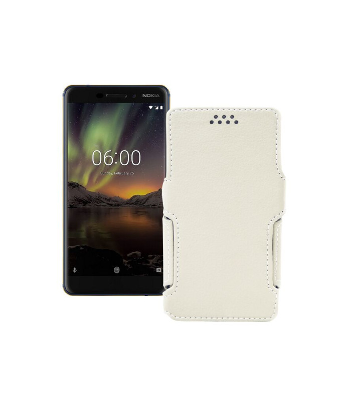 Чохол-книжка з екошкіри для телефону Nokia 6.1