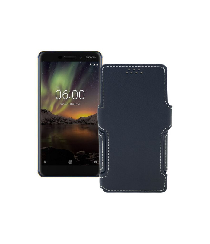 Чохол-книжка з екошкіри для телефону Nokia 6.1