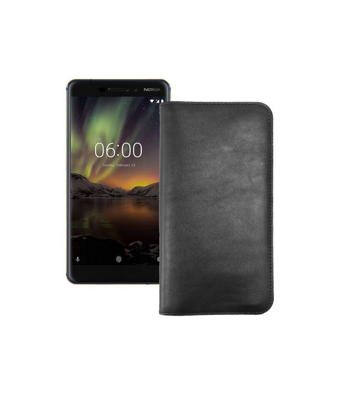 Портмоне з шкіри для телефону Nokia 6.1