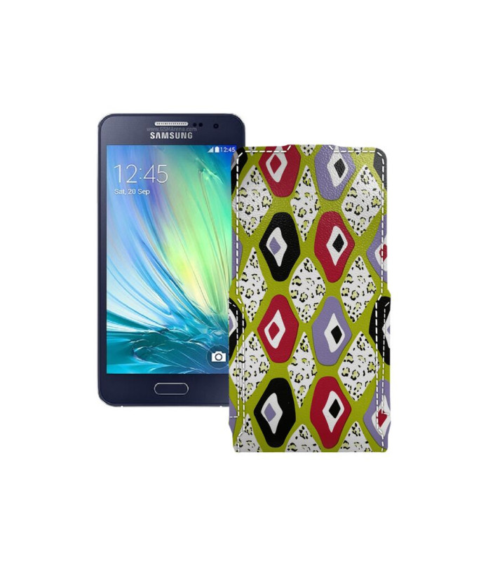 Чохол-флип з екошкіри для телефону Samsung Galaxy A3 2014 (A300)