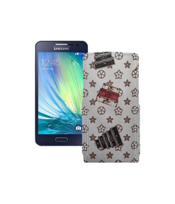 Чохол-флип з екошкіри для телефону Samsung Galaxy A3 2014 (A300)