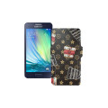 Чохол-книжка з екошкіри для телефону Samsung Galaxy A3 2014 (A300)