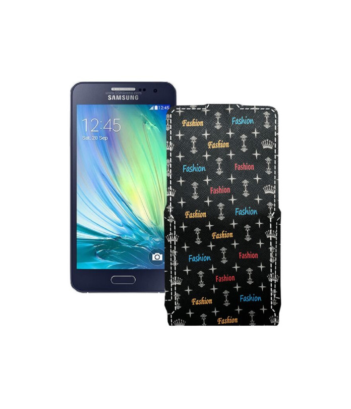 Чохол-флип з екошкіри для телефону Samsung Galaxy A3 2014 (A300)