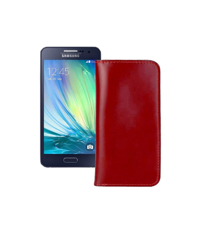 Портмоне з шкіри для телефону Samsung Galaxy A3 2014 (A300)