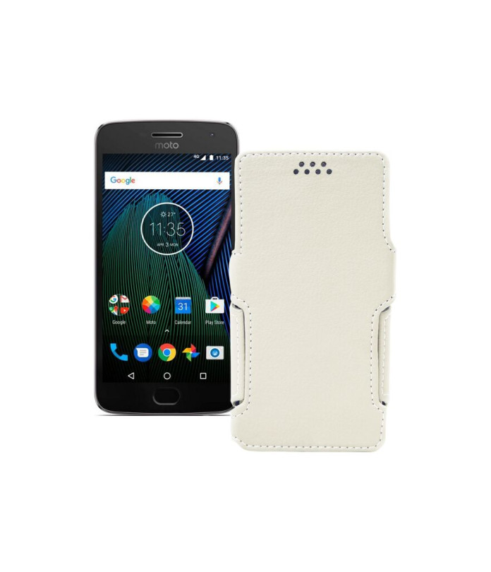 Чохол-книжка з екошкіри для телефону Motorola Moto G5 Plus