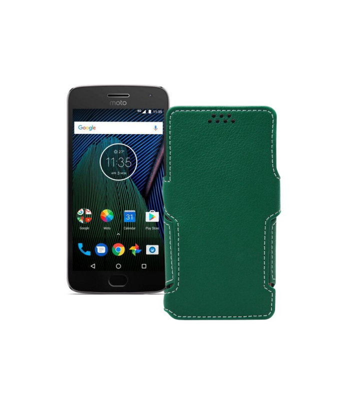 Чохол-книжка з екошкіри для телефону Motorola Moto G5 Plus