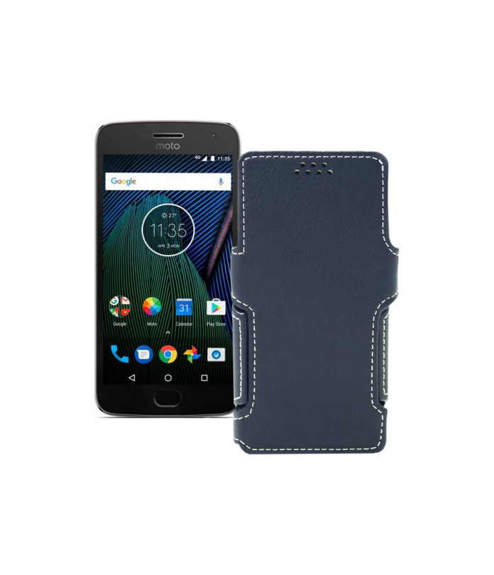 Чохол-книжка з екошкіри для телефону Motorola Moto G5 Plus