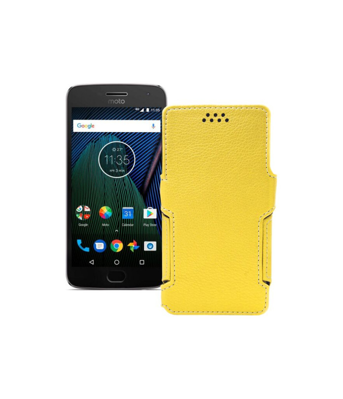 Чохол-книжка з екошкіри для телефону Motorola Moto G5 Plus