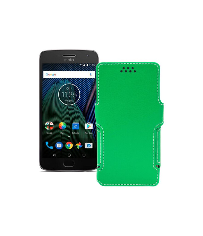 Чохол-книжка з екошкіри для телефону Motorola Moto G5 Plus