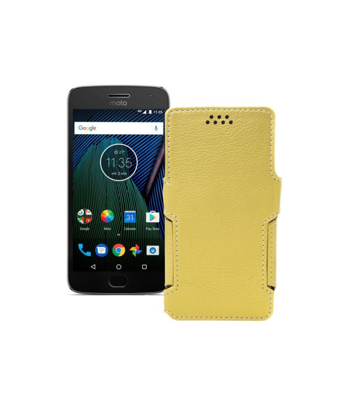 Чохол-книжка з екошкіри для телефону Motorola Moto G5 Plus