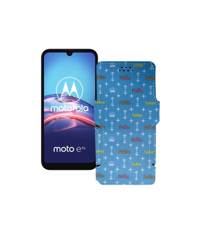 Чохол-книжка з екошкіри для телефону Motorola Moto E6s