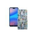 Чохол-флип з екошкіри для телефону Huawei P20