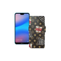 Чохол-книжка з екошкіри для телефону Huawei P20