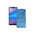 Чохол-флип з екошкіри для телефону Huawei P20