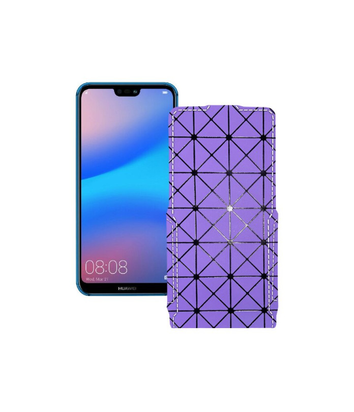 Чохол-флип з екошкіри для телефону Huawei P20