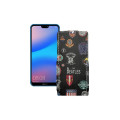 Чохол-флип з екошкіри для телефону Huawei P20